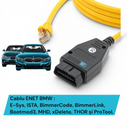 Cablu BMW ENET seria F și G pentru Ista, Bimmercode, Bimmerlink, Esys
