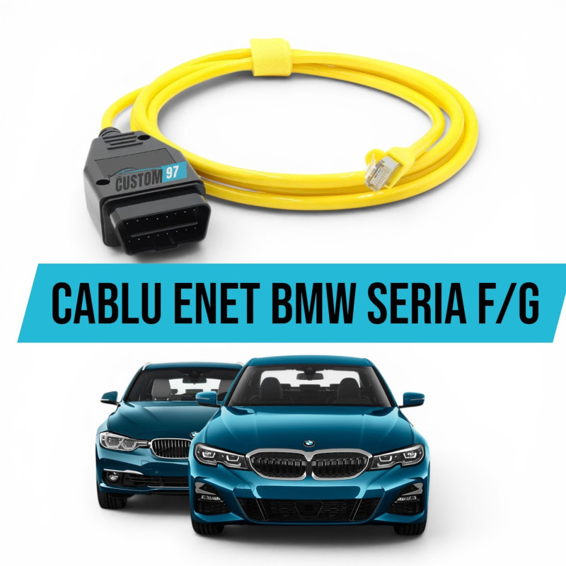 Cablu BMW ENET seria F și G pentru Ista, Bimmercode, Bimmerlink, Esys