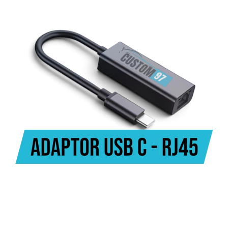 Adaptor USB-C la RJ45 Ethernet 1000 Mbps C97-141